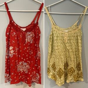 Two Urban Outfitters Kimchi & Blue tanks - Sz M